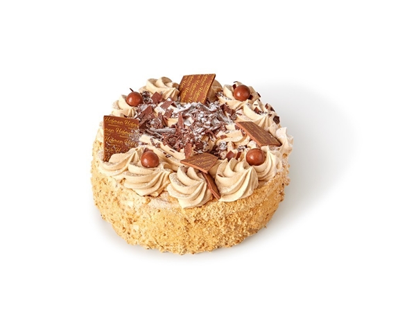 Hazelnoot mokka taartje